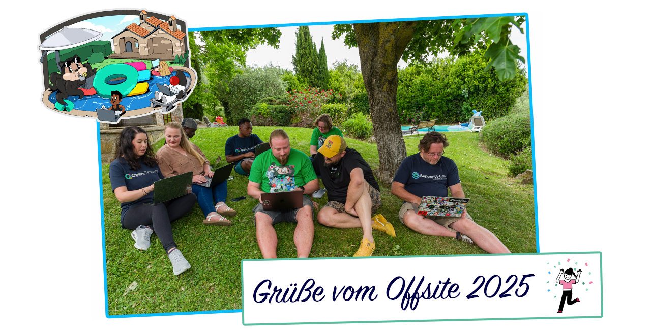 Auf dem Oﬀsite in Italien hat sich das internationale Team zur kreativen Zusammenarbeit getroﬀen